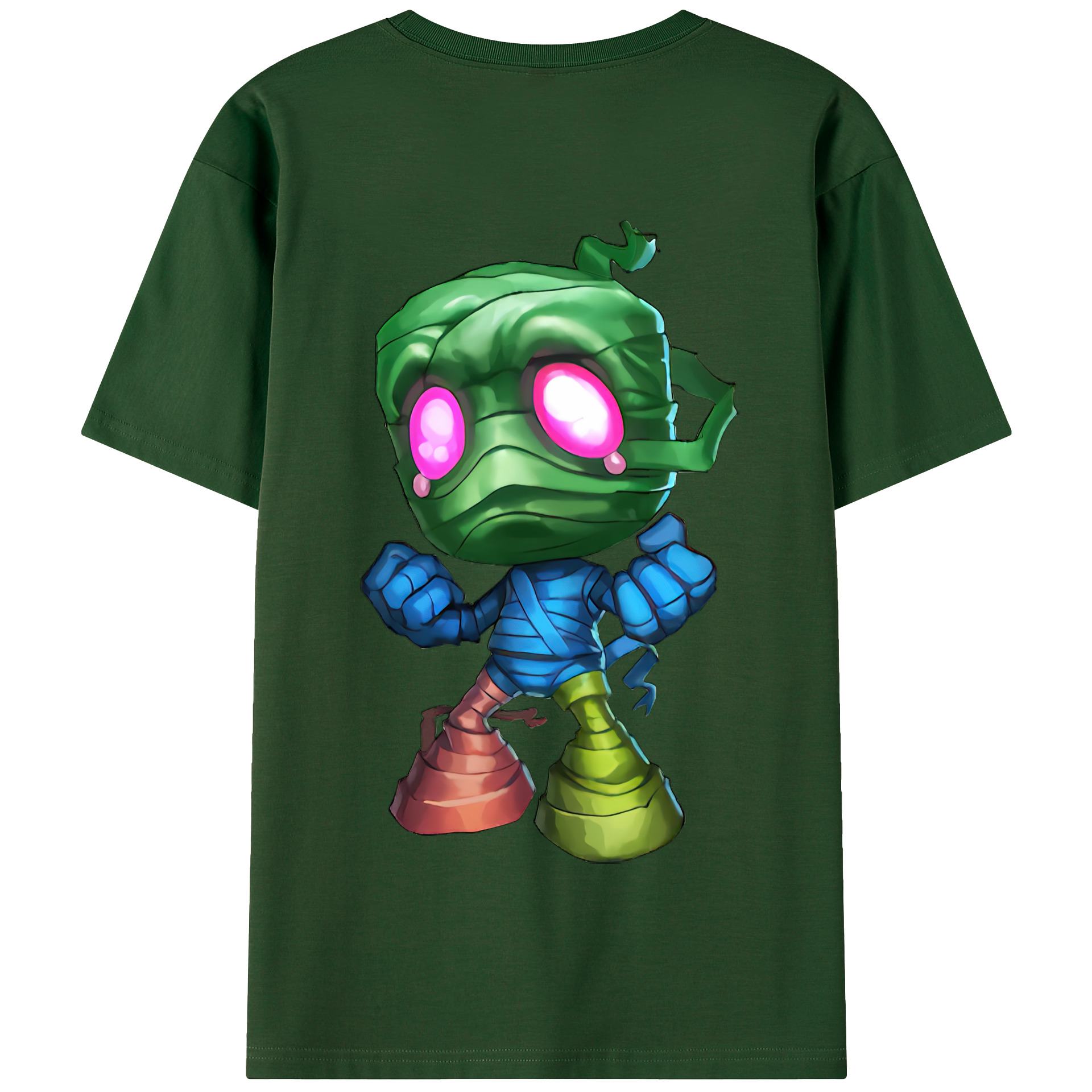 リーグ・オブ・レジェンド League of Legends LOL 綿100％半袖Tシャツ（背面プリント）